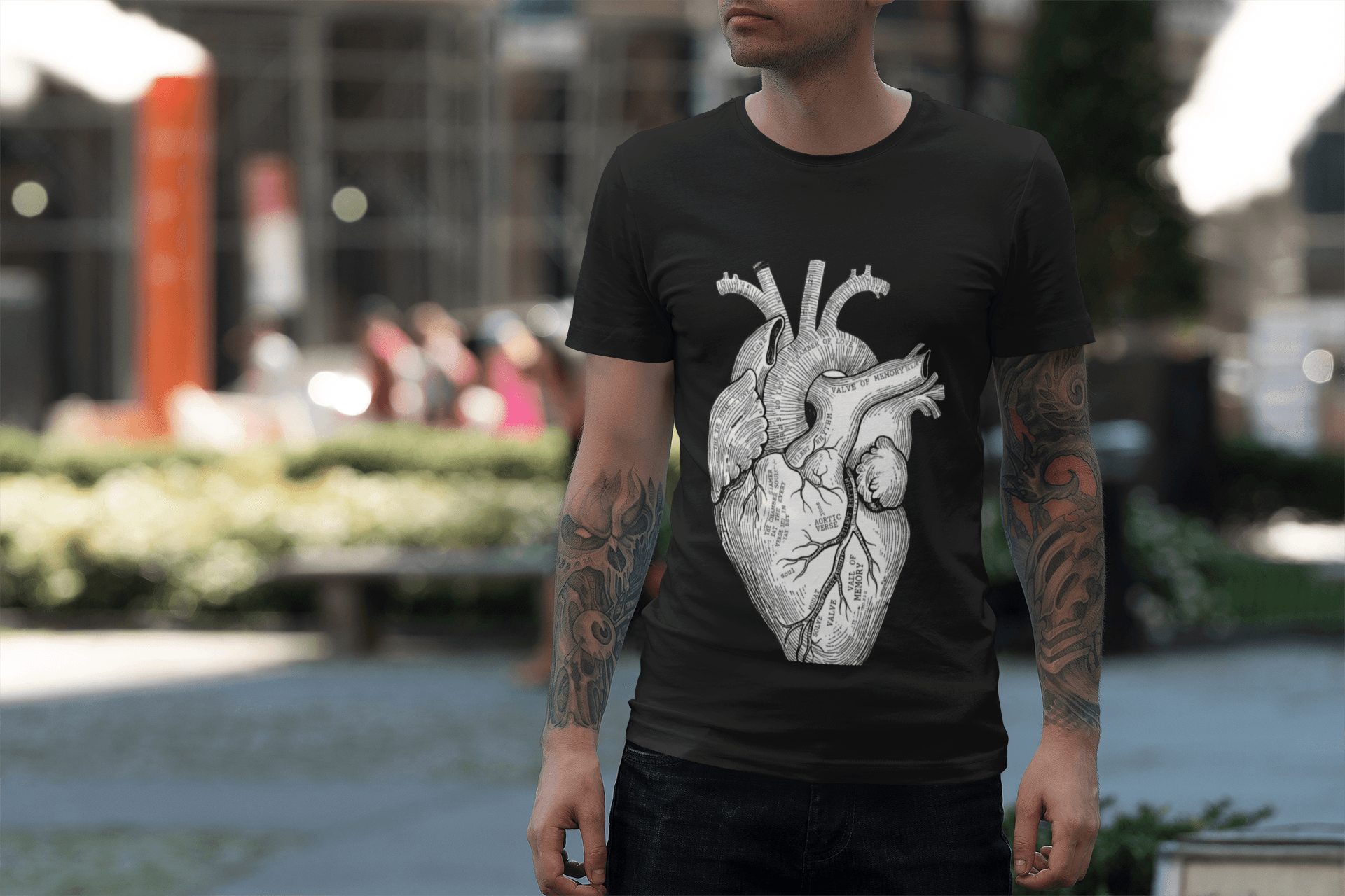 Anatomical Poetry Art Tee | Anatomical Verse | Poetcore Graphic Tee