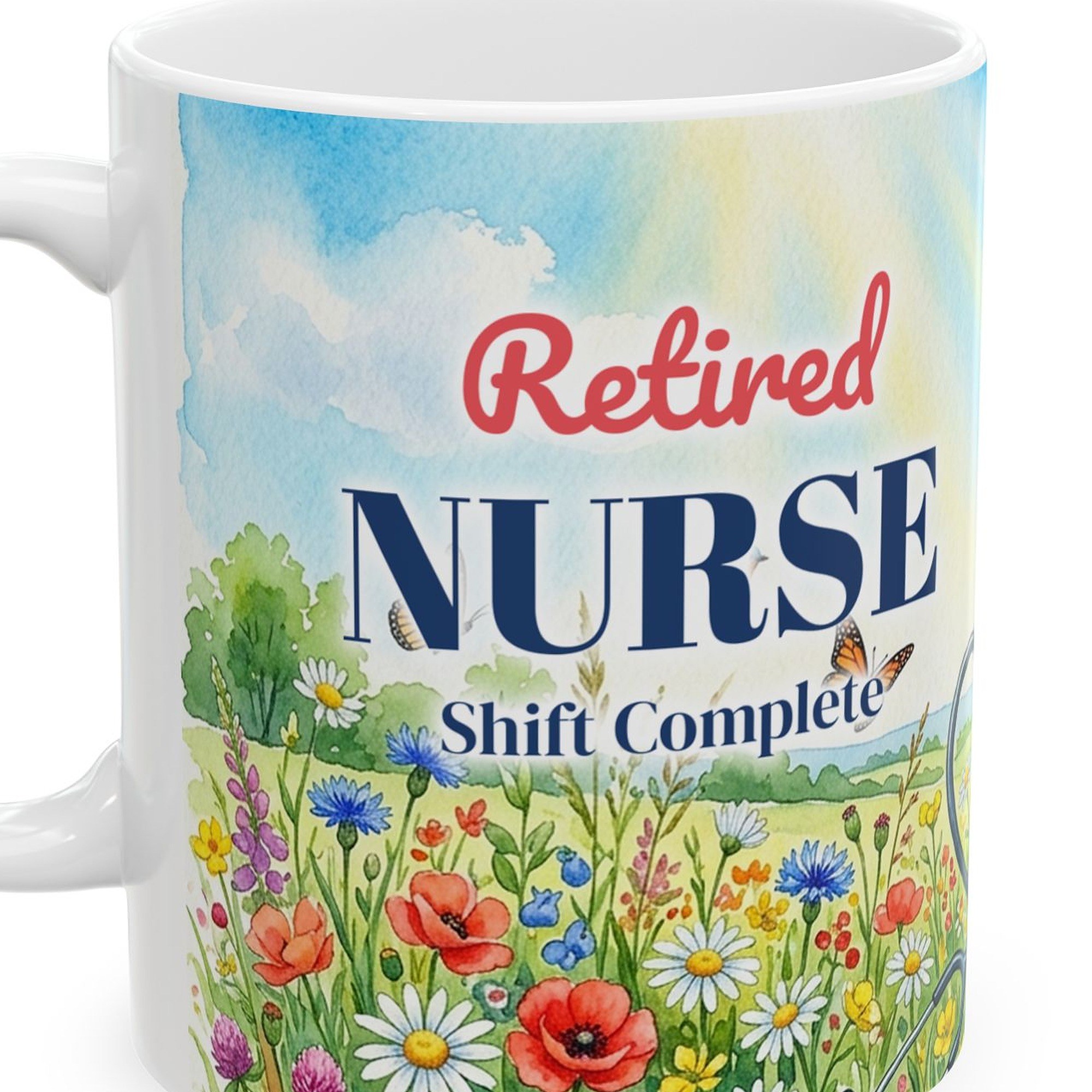 Retired Nurse Mug, Personalized Nurse Retirement Gift, photo 4 of 5