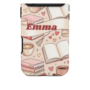 Custom Name Book Lover Phone Case, Cozy Bookish, photo 5 of 5