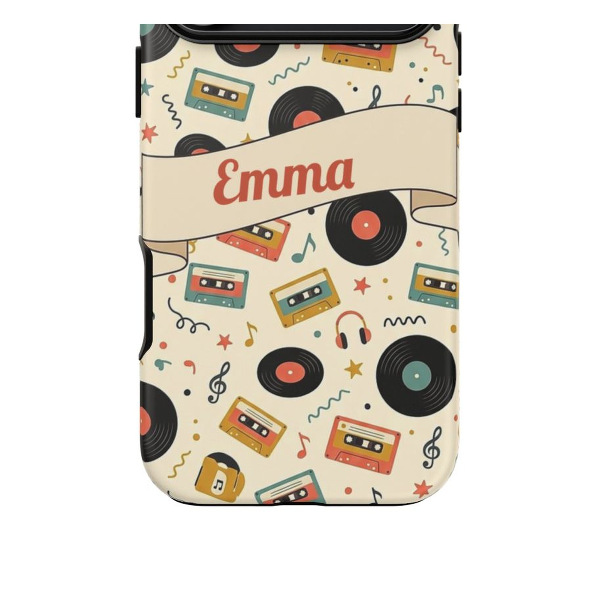 Custom Name Retro Vinyl Record Phone Case, Music Lover, photo 5 of 5