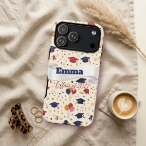 Class of 2027 Phone Case, Custom Name Senior Graduation, photo 3 of 5