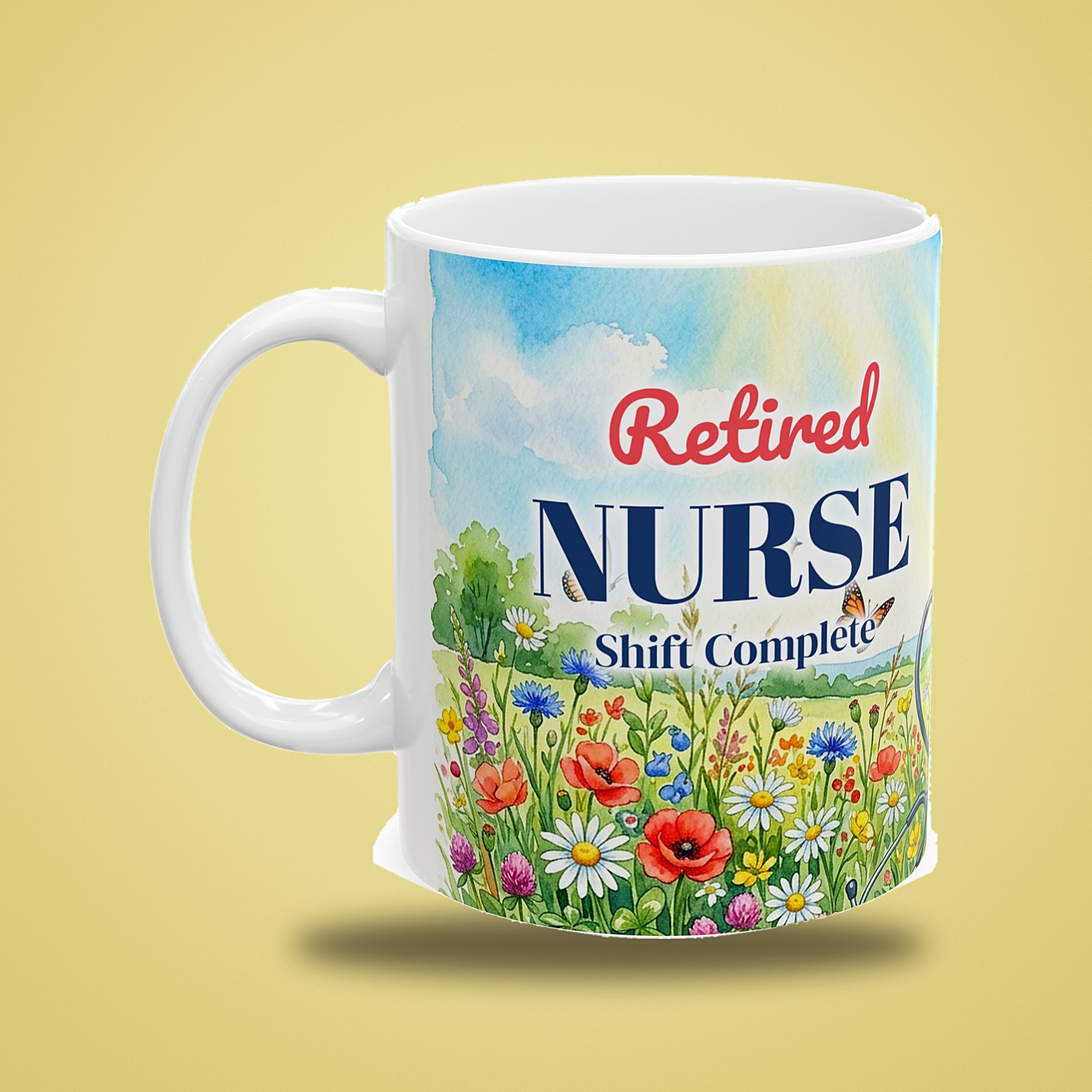 Retired Nurse Mug, Personalized Nurse Retirement Gift, photo 3 of 5