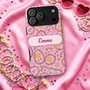 Custom Name Friendship Bracelet Phone Case, Matching BFF, photo 2 of 5