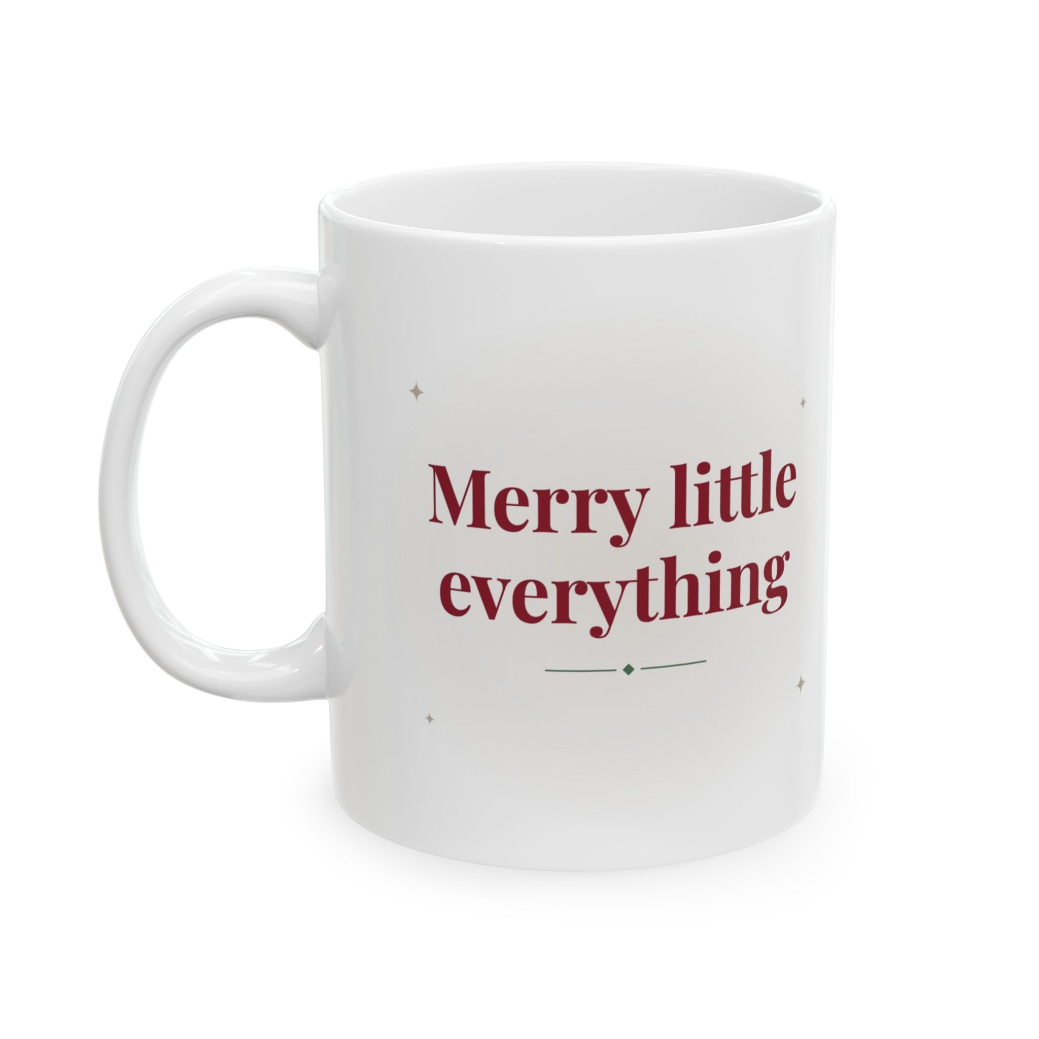 Christmas Cat Mug, Merry Little Everything, Cozy Tuxedo Cat Christmas Tree Coffee Mug - Image 3