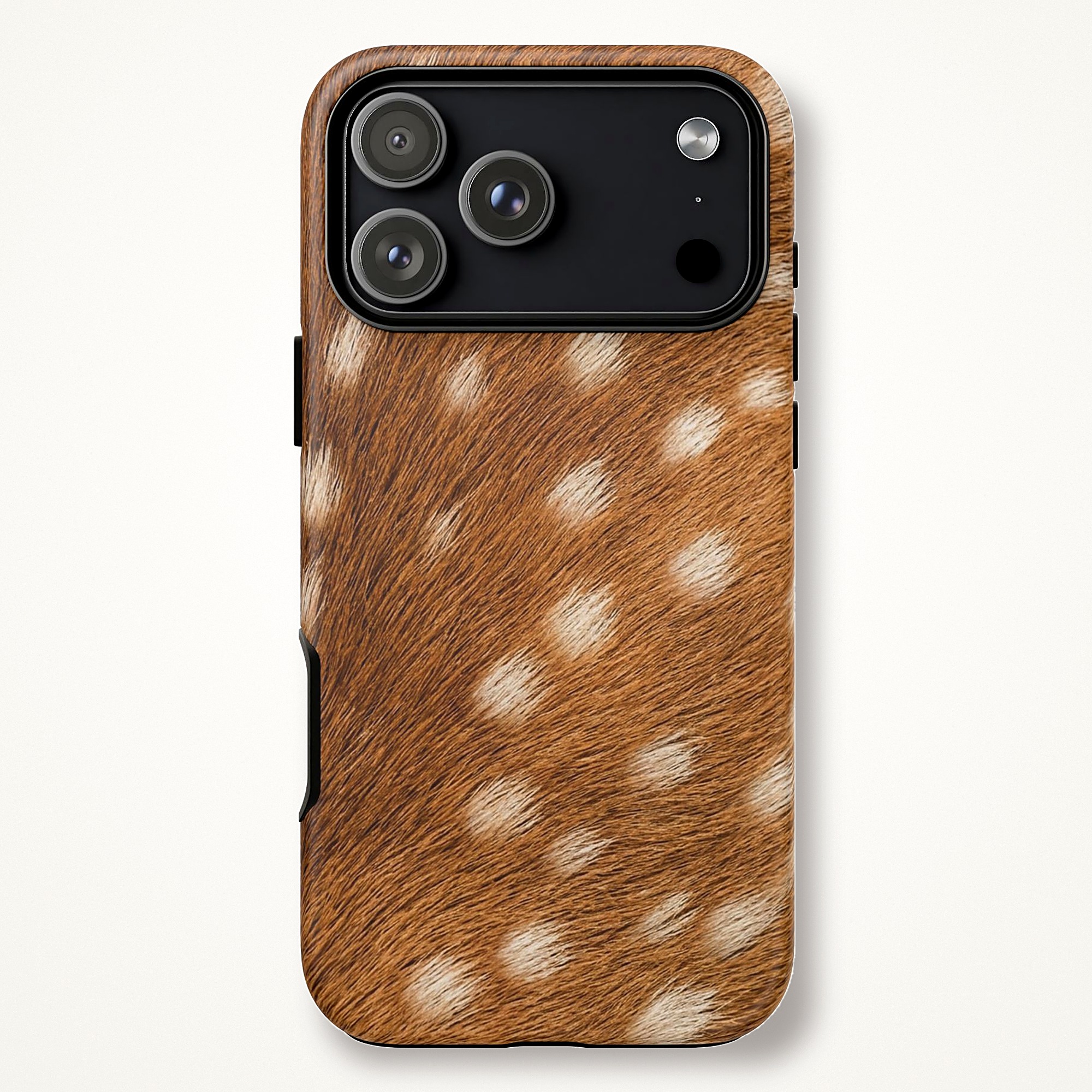 Fawn Print Phone Case, Deer Spots Animal Print Tough Case for iPhone 18 Pro Max - Image 3