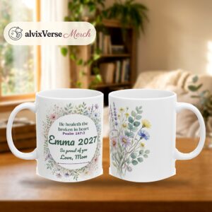 Personalized Nursing Graduate Mug, Celtic Knot Nurse Graduation Gift, photo 2 of 3