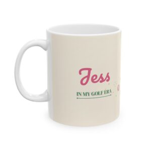 Golf Mug Personalized with Name, Pastel In My Golf Era for Women Golfers, 11oz